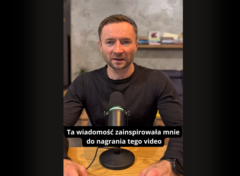 ta wiadomość zainspirowała mnie do nagrania tego video